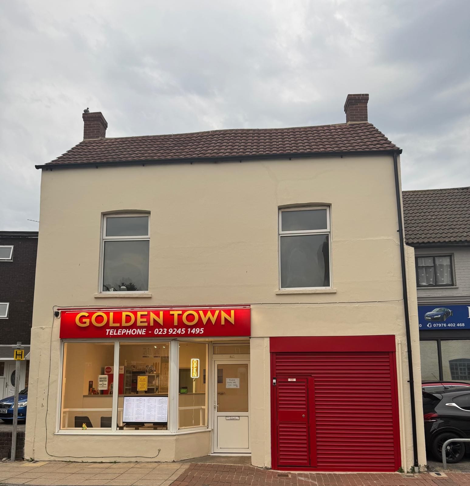 Exterior photo Golden Town Chinese in Havant during the day after a refit