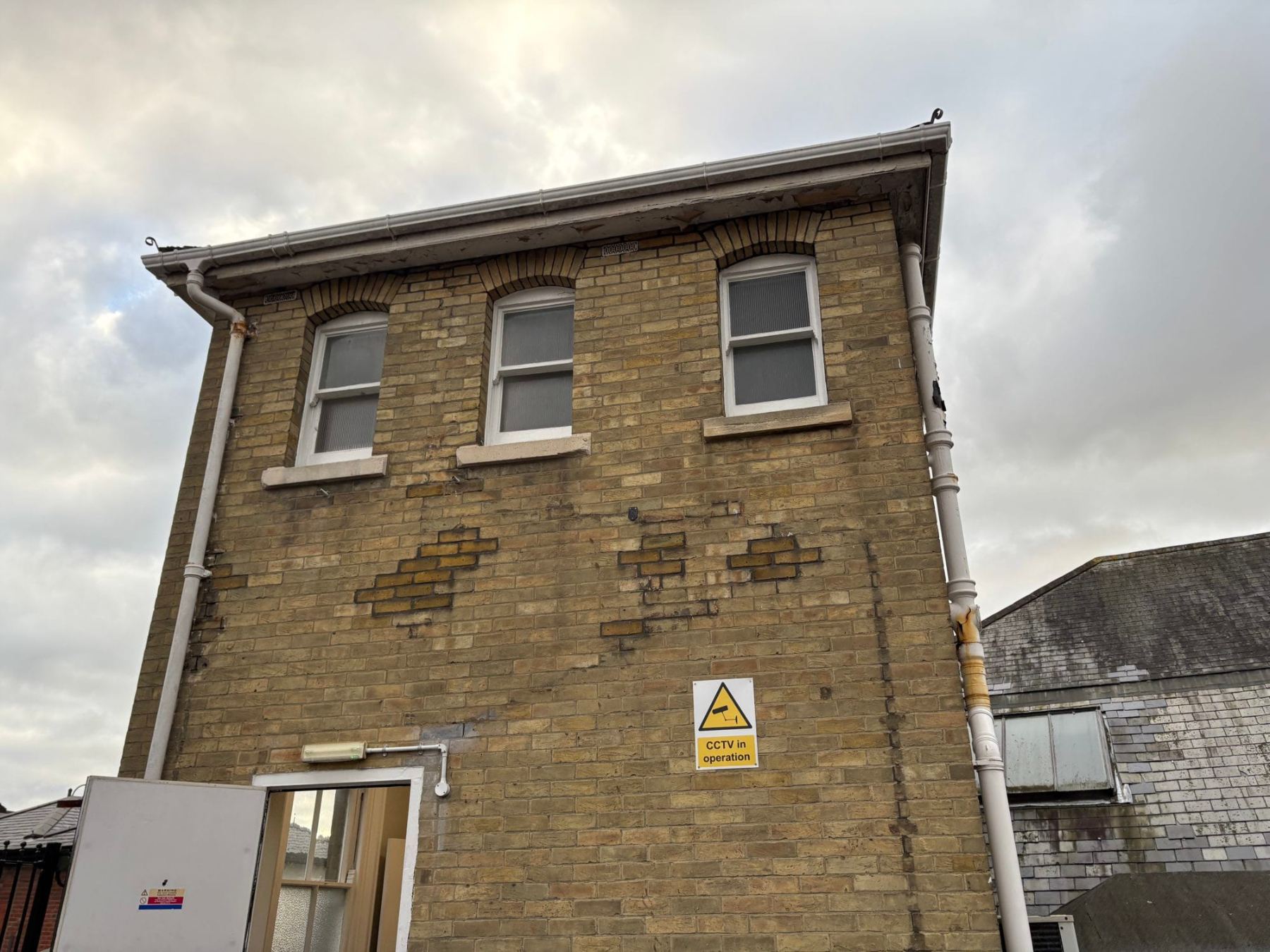 Dilapidations assessment at Lloyds Bank Shirley, Southampton, Hampshire. Exterior of former Lloyds Bank building on a high street corner showing traditional commercial property façade
