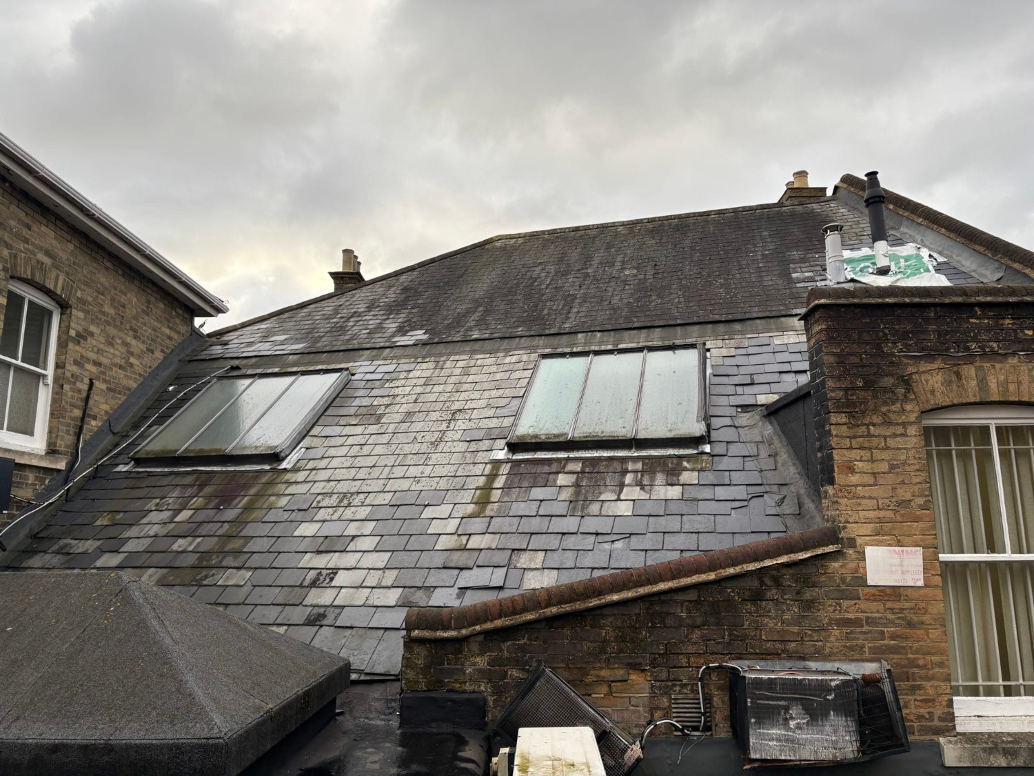 Dilapidations assessment at Lloyds Bank Shirley, Southampton, Hampshire. Exterior of former Lloyds Bank building on a high street corner showing traditional commercial property façade