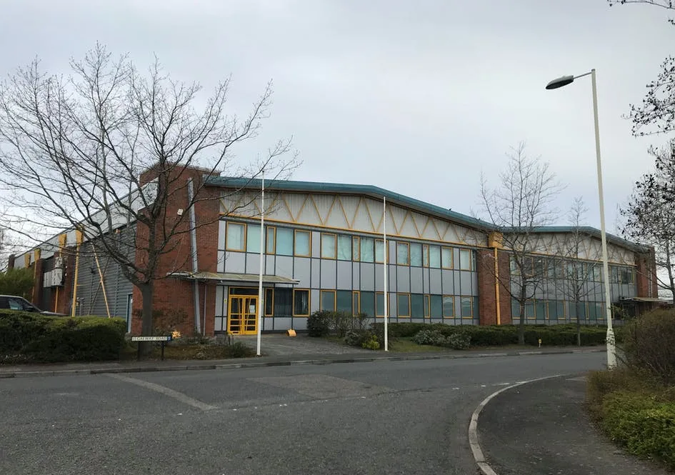 Industrial building blackbushe Yateley